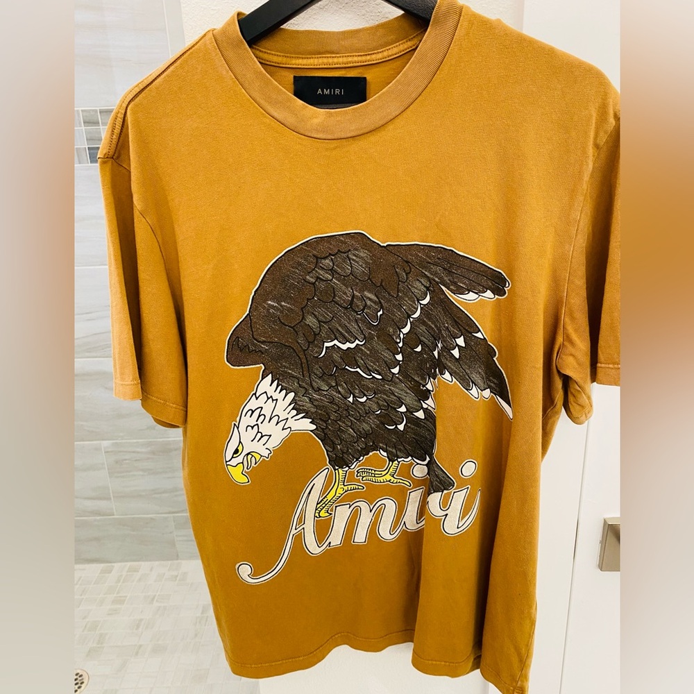 Amiri Men’s Eagle Brown  Graphic T-Shirt